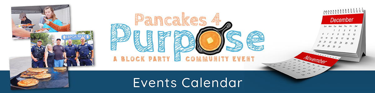 Pancakes 4 Purpose Banner - Saturday March 30th at 11 am - 2 pm at Roland Sands Design